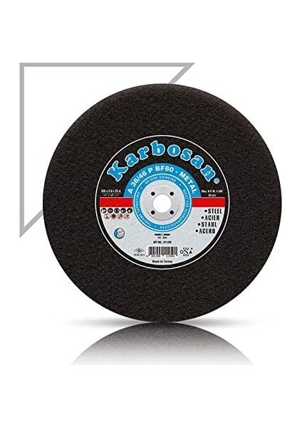 Metal Kesme Sabit Tezgah Diski 350 x 2.8 x 25.4