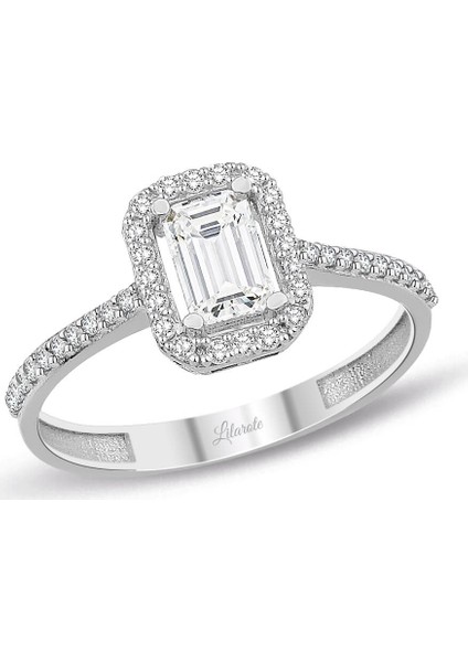 Taşlı Altın Baget Yüzük