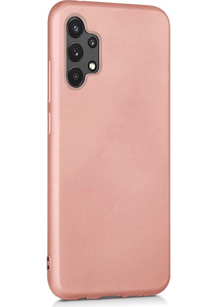 Matte Silicone Samsung Galaxy A72 Kılıf Rose Gold