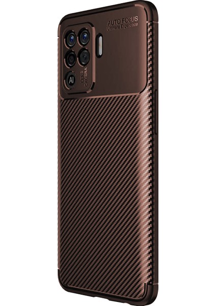 Oppo Reno 5 Lite Kılıf Legion Series Kahverengi