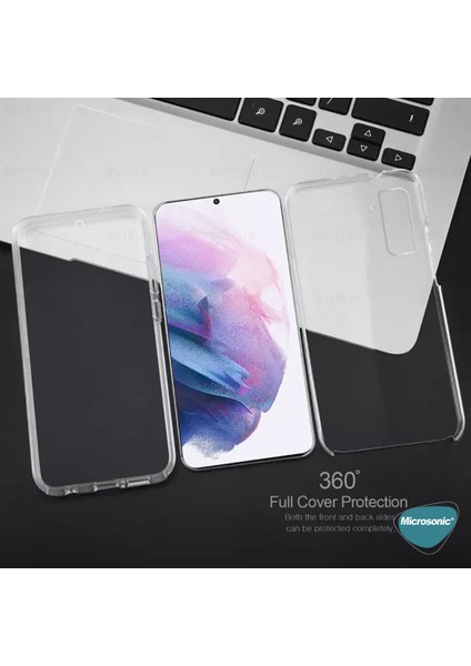 Samsung Galaxy S21 Plus Kılıf 6 Tarafı Tam Full Koruma 360 Clear Soft Şeffaf
