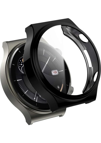 Huawei Watch Gt2 Pro Kılıf 360 Full Round Soft Silicone Siyah