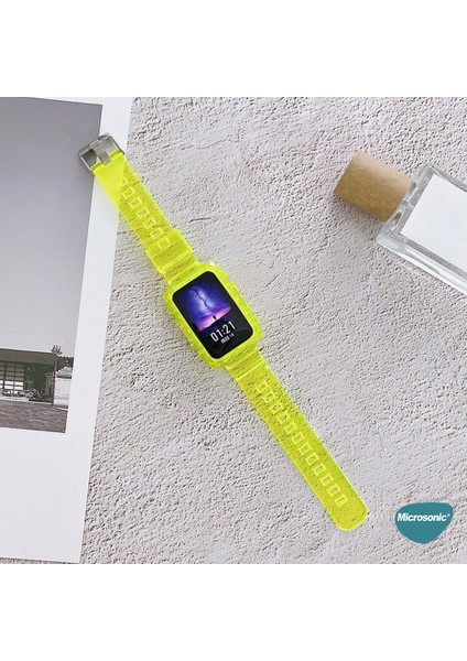 Huawei Watch Fit Kordon Transparent Clear Band Yeşil indirimleri