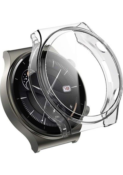 Huawei Watch Gt2 Pro Kılıf 360 Full Round Soft Silicone Şeffaf