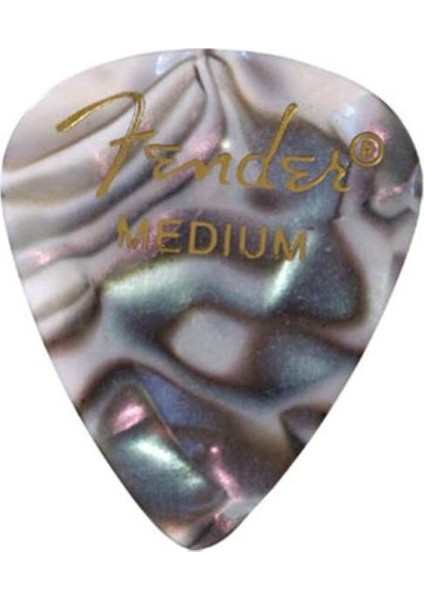 351 Premium Celluloid Picks Abalone - Medium - 1 Adet Pena