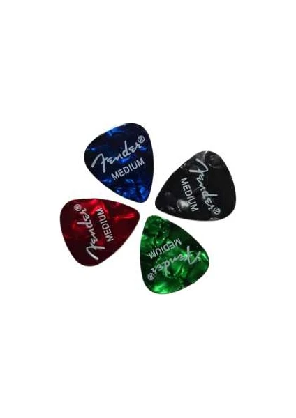 351 Shape Classic Celluloid Medium Picks Pena - (4 Adet)