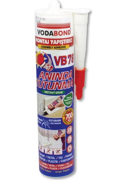 Vodabond VB78 Montaj Yapıştırıcı 420 gr Beyaz