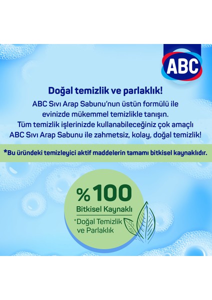 Abc Arap Sabunu 900 ml 4'lü