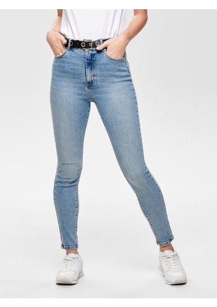 15173010 Bayan Onlmıla Lıfe Hw Sk Ank BJ13502-1 Noos Jeans Stretch Denim Pantolon 20Y