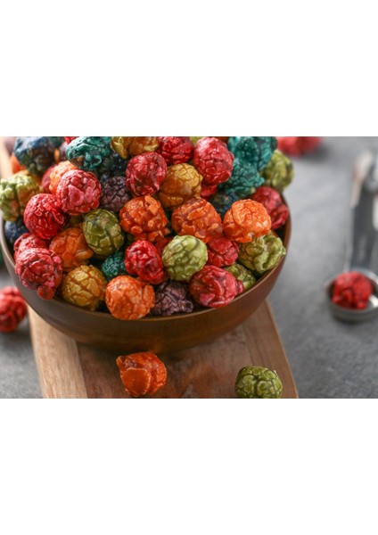 Karışık Meyve Parçacıklı Karamelli Patlamış Mısır / Popcorn 1 kg