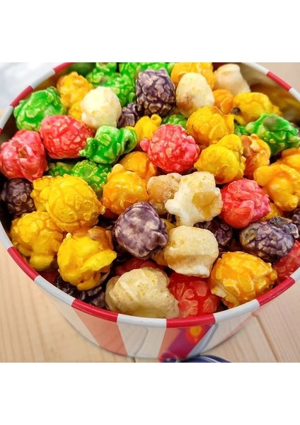 Karışık Meyve Parçacıklı Karamelli Patlamış Mısır / Popcorn 1 kg