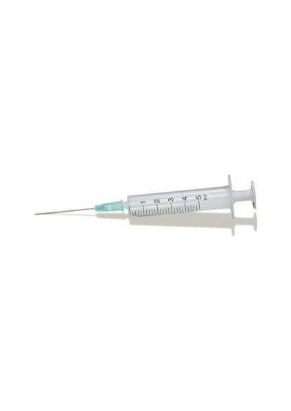 81064 5cc-2/p 21G Contasız Yeşil Iğneli Enjektör 225 Adet