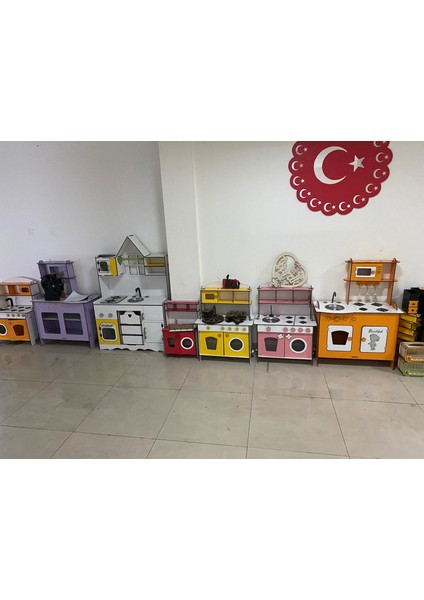 Ahşap Mutfak Seti 100 x 80 cm