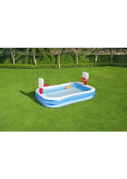Basketbol Potalı Şişme Havuz Büyük Boy 251X168X102 cm - 54122 fiyatları