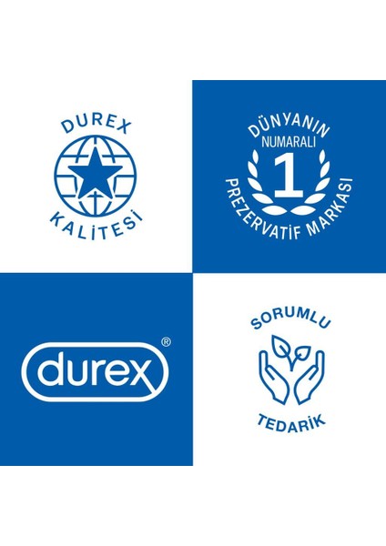 Karşılıklı Zevk 20'li ve Tırtıklı Prezervatif + Durex Intense Delight Bullet Titreşimli Vibratör