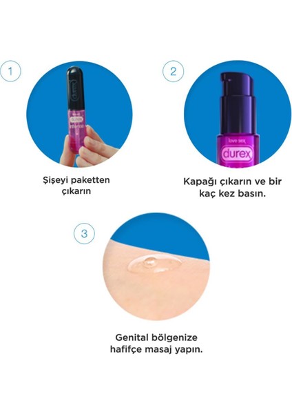 Jel Naturals 250 ml + Durex Intense Uyarıcı Jel 10 ml