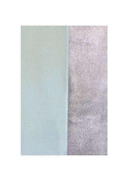 Sarar Post Kaymaz Taban Özel Ölçü Kesme Tavşantüyü Gri Renk Peluş Halı Yolluk indirimleri