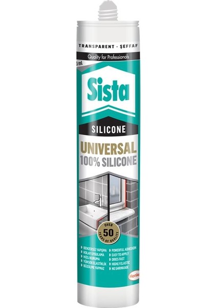 Sista Universal Şeffaf Silikon 280 ml