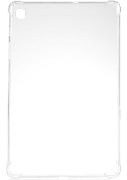 Samsung Tab S6 Lite P610 Nitro Anti Shock Airbag Silikon Kılıf + Nano Ekran Koruyucu Şeffaf