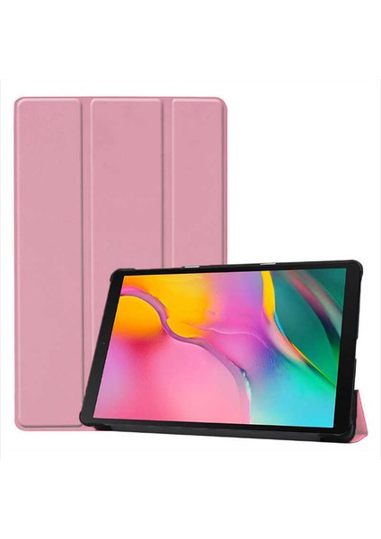 - Huawei MediaPad T3 10 inc - Tablet Kılıfı Smart Cover Standlı 1-1 Kılıf - Rose Gold