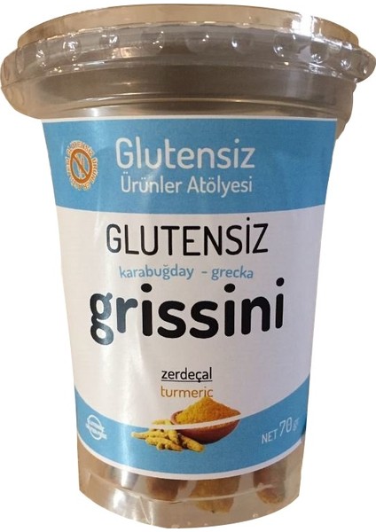 Güa Glutensiz Grissini - Zerdeçal 70 gr