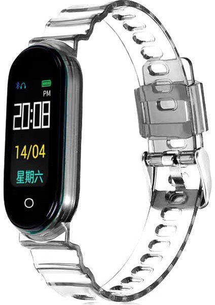 - Xiaomi Mi Band 6 - Kordon Silikon Kordon - KRD-27 - Renksiz - T16836