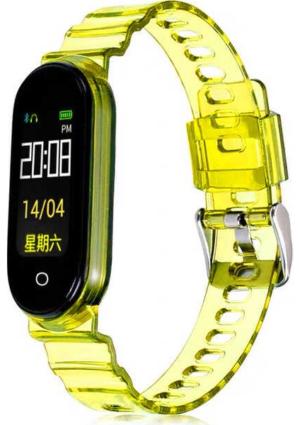 - Xiaomi Mi Band 6 - Kordon Silikon Kordon - KRD-27 - Sarı - T16836