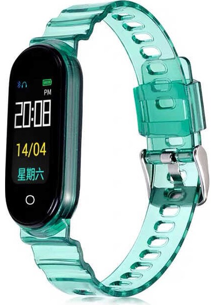 - Xiaomi Mi Band 6 - Kordon Silikon Kordon - KRD-27 - Yeşil - T16836