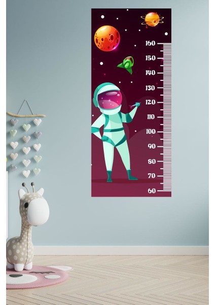 Astranot-Uzay Boy Ölçer Çocuk Bebek Odası Duvar Sicker fiyatları