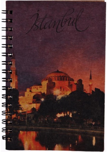 Spiralli Kraft Defter Ayasofya Camii Temalı