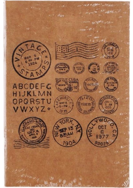 Kraft Defter Damga Temalı Büyük Boy