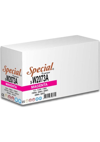 Specıal S-W2073A Kırmızı Chipsiz 117A Toner 0,7k