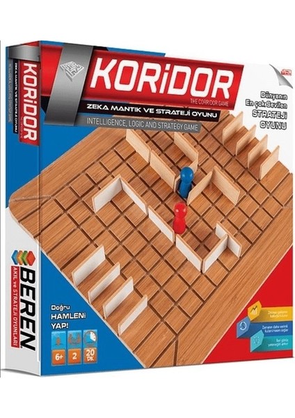 Koridor Zeka Mantık ve Strateji Oyunu fiyatları