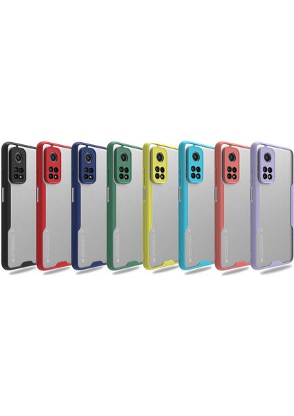 Xiaomi Mi 10T Pro 5g Kılıf Kamera Korumalı Ultra Ince Buzlu Mat Renkli Silikon Kapak(Parfe) modelleri