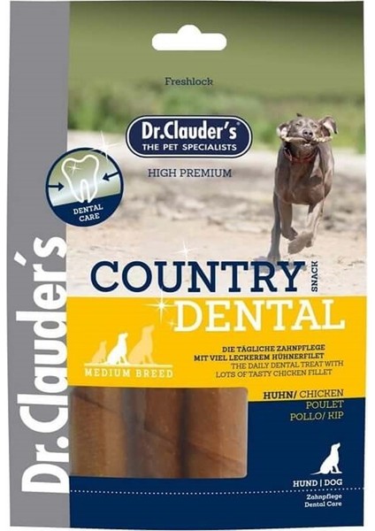 Dr Clauders Country Dental Tavuklu Köpek Ödülü 120 gr