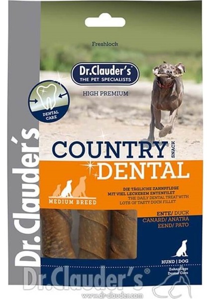 Dr Clauders Country Dental Ördekli Köpek Ödülü 120 gr