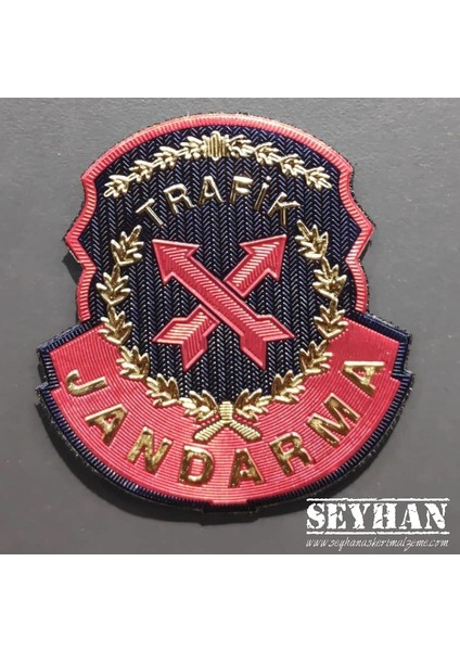 Jandarma Trafik 3D Göğüs Arması