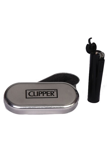 Clipper Clipper Benzinli Çakmak + Siyah Renk + Özel Kutu