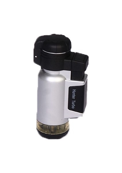 Clipper Hunter Model Tek Pürmüz Gazlı Çakmak- Gümüş Renk