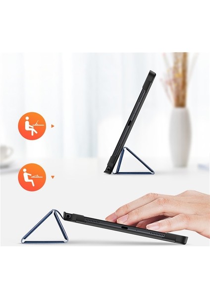 Sm Tab A7 10.4 2020 (T500/T505) Kılıf Soft Tpu Mıknatıslı Domo Kılıf AL-33911 Siyah fırsatları