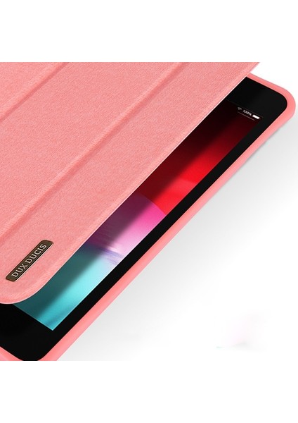 iPad Mini 5/ Mini 4 Kılıf Kalem Yerli Soft Tpu Mıknatıslı Domo Series Kılıf AL-33912 Pembe