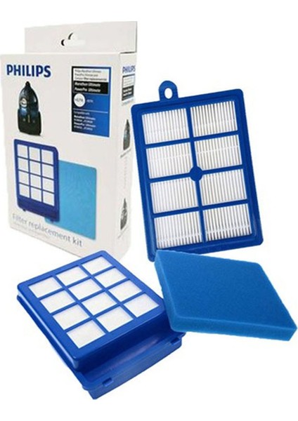 Philips Fc 9923 Marathon Ultimate Kutulu Ön Filtre Hepa Filtre Seti