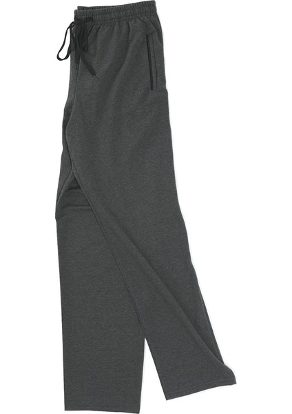 JERRY Büyük Beden Erkek Eşofman Altı Koyu Gri