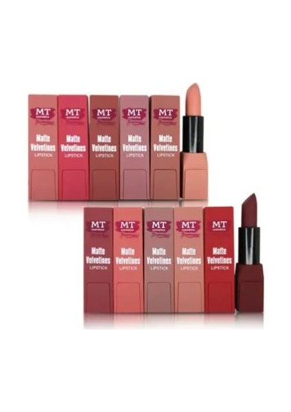 mt Matte Velvetines 12 Lı Ruj Seti Lipstick