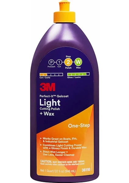 3m 36110 Perfect-It Jelkot Cila & Wax 946 Ml.