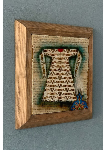 Osmanlı Kaftan Masif Çerçeveli Taş Tablo-Wall Decor- Oscar Stone Decor 28X28 cm fiyatları