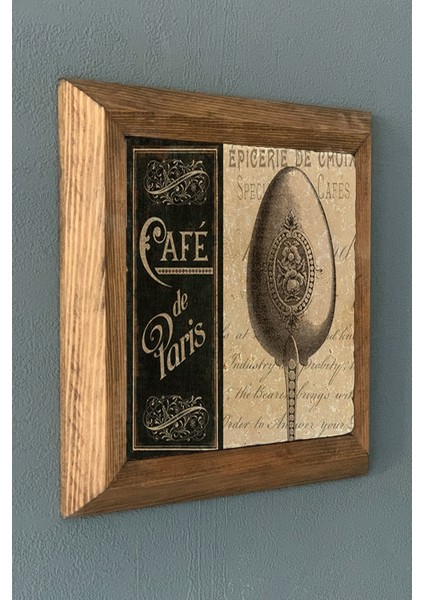 Masif Çerçeveli Taş Tablo-Wall Decor- Oscar Stone Decor 28X28 cm fiyatları