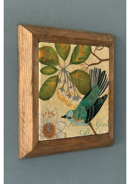 Masif Çerçeveli Taş Tablo-Wall Decor- Oscar Stone Decor 28X28 cm fiyatları