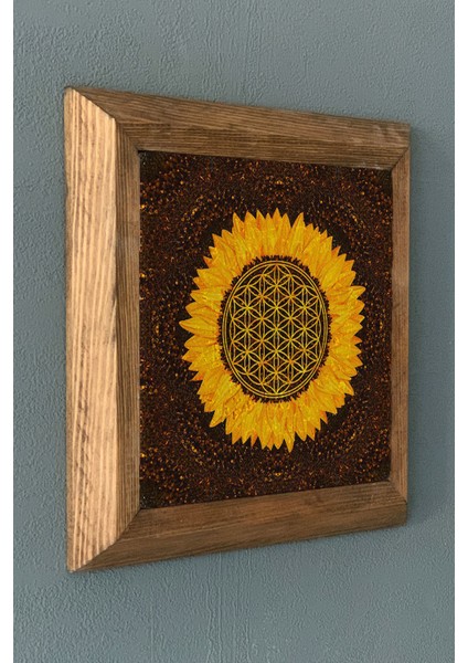 Masif Çerçeveli Taş Tablo-Wall Decor- Oscar Stone Decor 28X28 cm fiyatları