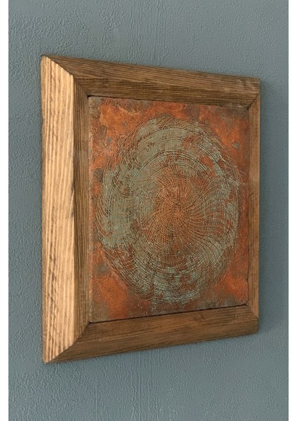 Masif Çerçeveli Taş Tablo-Duvar Dekoru- Oscar Stone Decor 28X28 cm fiyatları